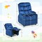 Kids Recliner Chair with Cup Holders Suitable for Children's Room, Living Room and Bedroom